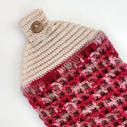 Birch Hand Towel Crochet Pattern - Digital..