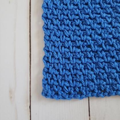 Camden Dishcloth - Cotton Dishcloth - Crochet..