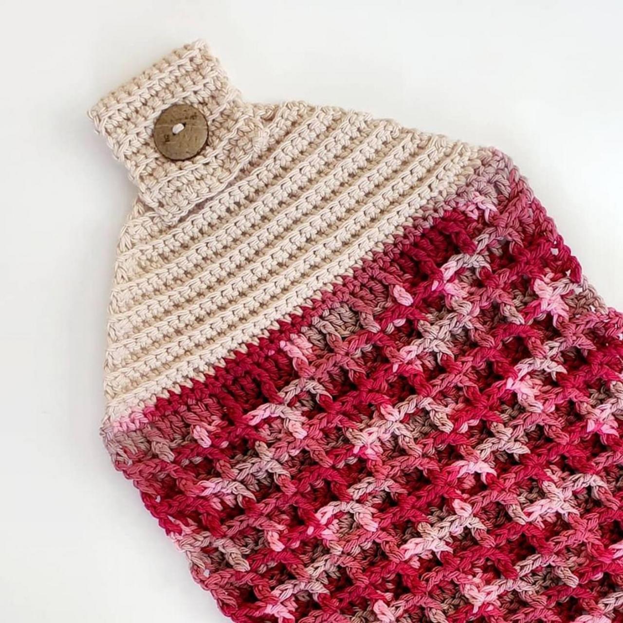 Birch Hand Towel Crochet Pattern - Digital Download - Crochet Pattern - Pdf Download