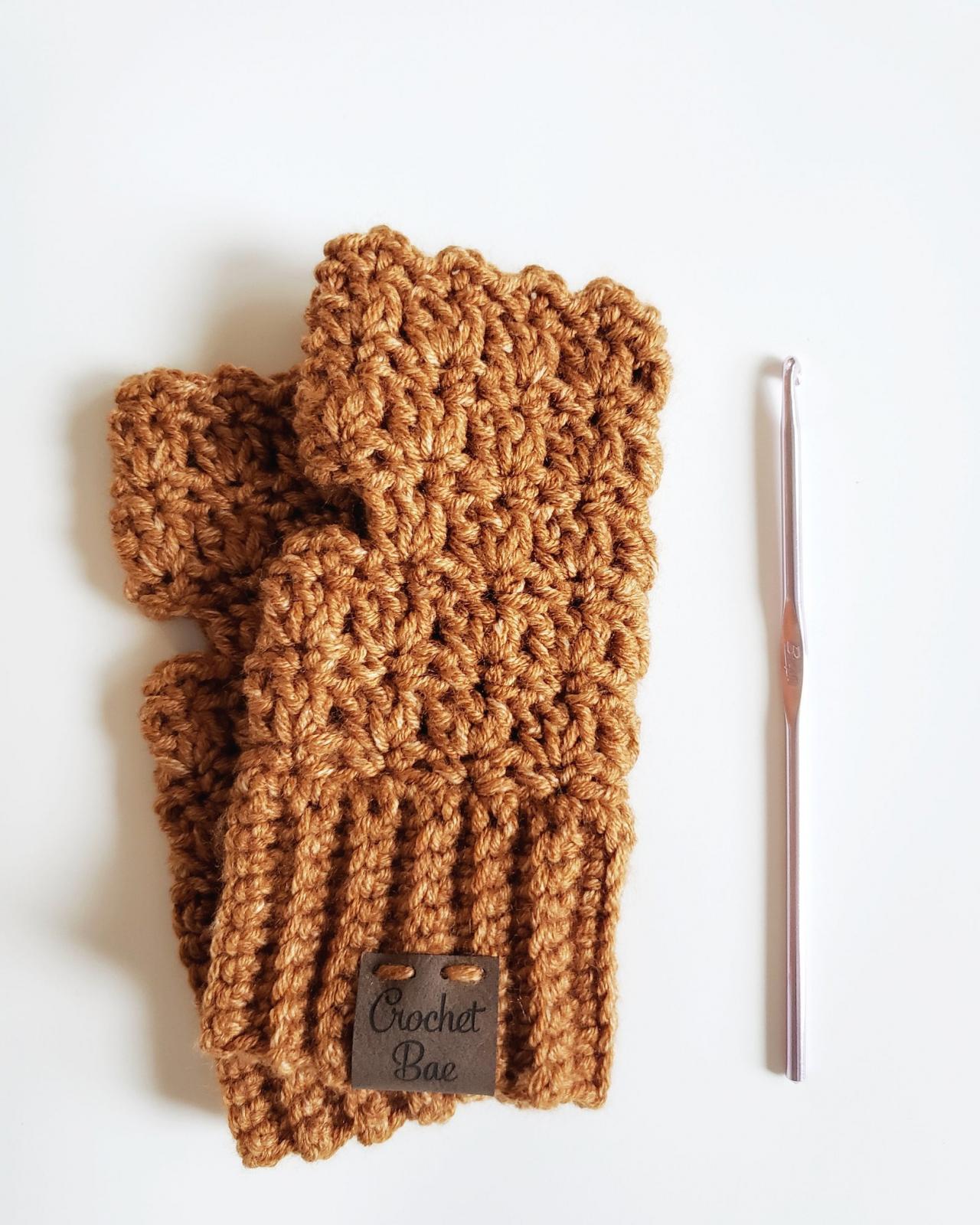 Hailey Wrist Warmer Crochet Pattern - Crochet Wrist Warmer Pattern - Pdf Download